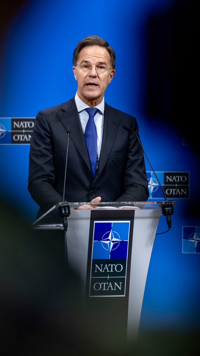 ❝Finland has always recognised the importance of security, and you know what it takes to deliver it.❞ — Mark Rutte Mark Rutte at a joint press conference with 🇫🇮 President Alexander Stubb