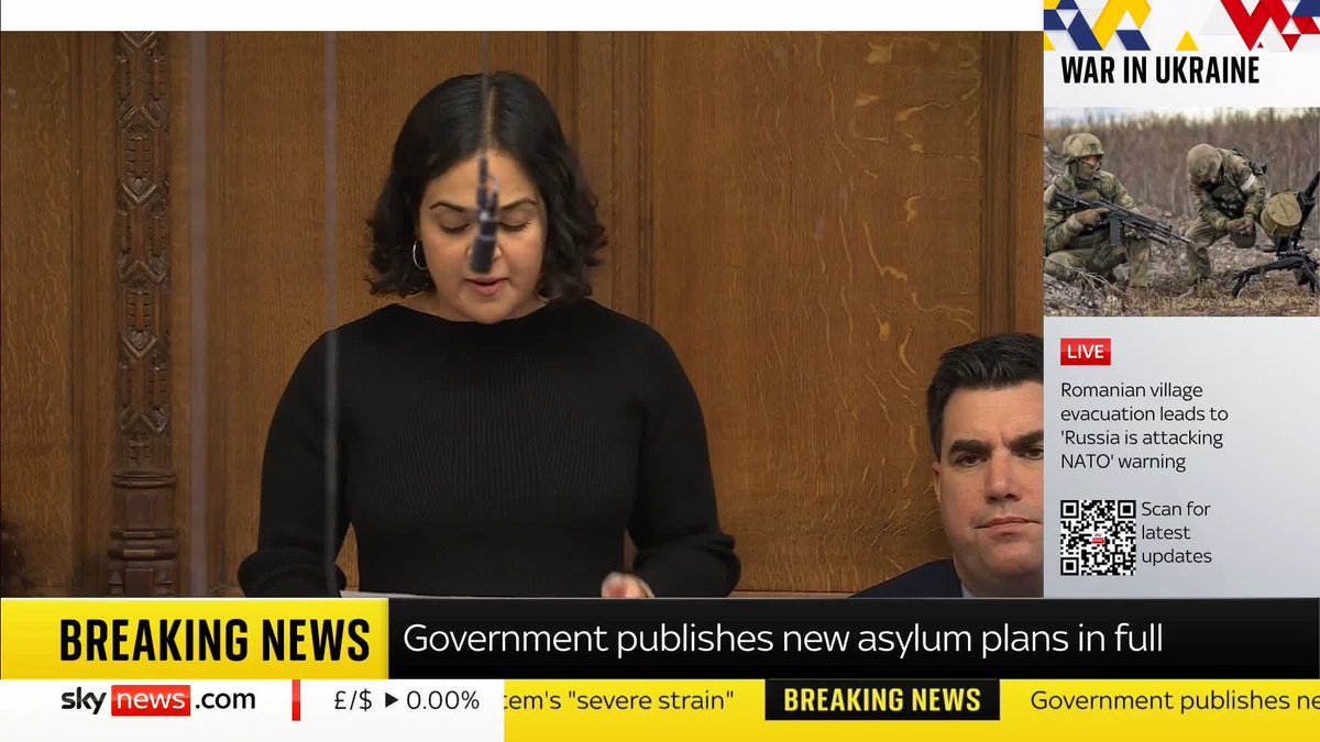 Backbench Labour MPs are already criticising the government's new asylum plans. Speaking in Parliament, Nadia Whittome MP asked Home Secretary Shabana Mahmood whether she's 'proud' that the government's 'being praised by Tommy Robinson'. 📺 Sky 501 & YT