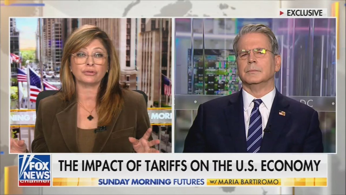 Bessent on the Supreme Court examining Trump's tariffs: "This is one of President Trump's signature policies, and traditionally the Supreme Court does not interfere with a president's signature policy... I don't think the Supreme Court wants to wade into a mess like that."