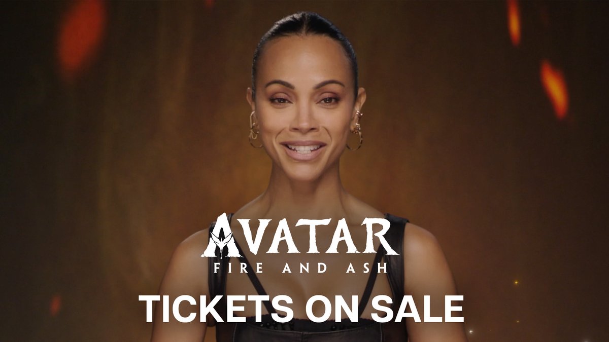Get tickets now for Avatar: Fire and Ash and experience the film in theatres and IMAX December 19: