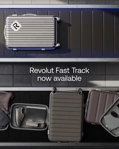 Frequent travellers spend up to 20 days in security lines on average in their lifetime. That ends today, we’re introducing Revolut Fast Track. Skip airport security queues with Fast Track at 80+ major airports, no airline status needed. Pay by redeeming your RevPoints or cash balance, directly in-app.