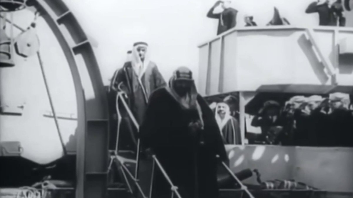 البدايات الدبلوماسية بين السعودية وأميركا.. تحول جوهري بدأ مع لقاء الملك عبد العزيز والرئيس الأميركي روزفلت، ليؤسس علاقات صداقة قائمة على الاحترام المتبادل #الإخبارية