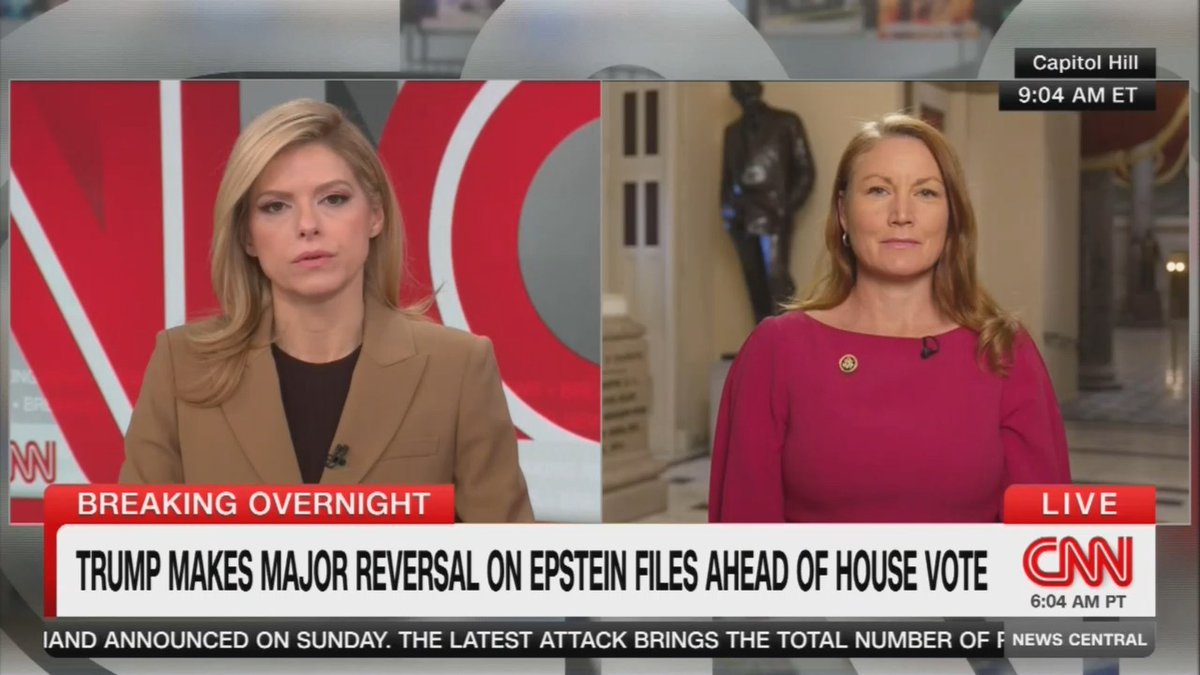 Rep. Stansbury: Trump is absolutely losing control of the Epstein case. Not only is Trump engaged in a cover up, but now his party is trying to decide whether or not to vote to hold him accountable. But I want to be clear, Donald Trump and this case are not going away. These are crimes, and we will continue to investigate.