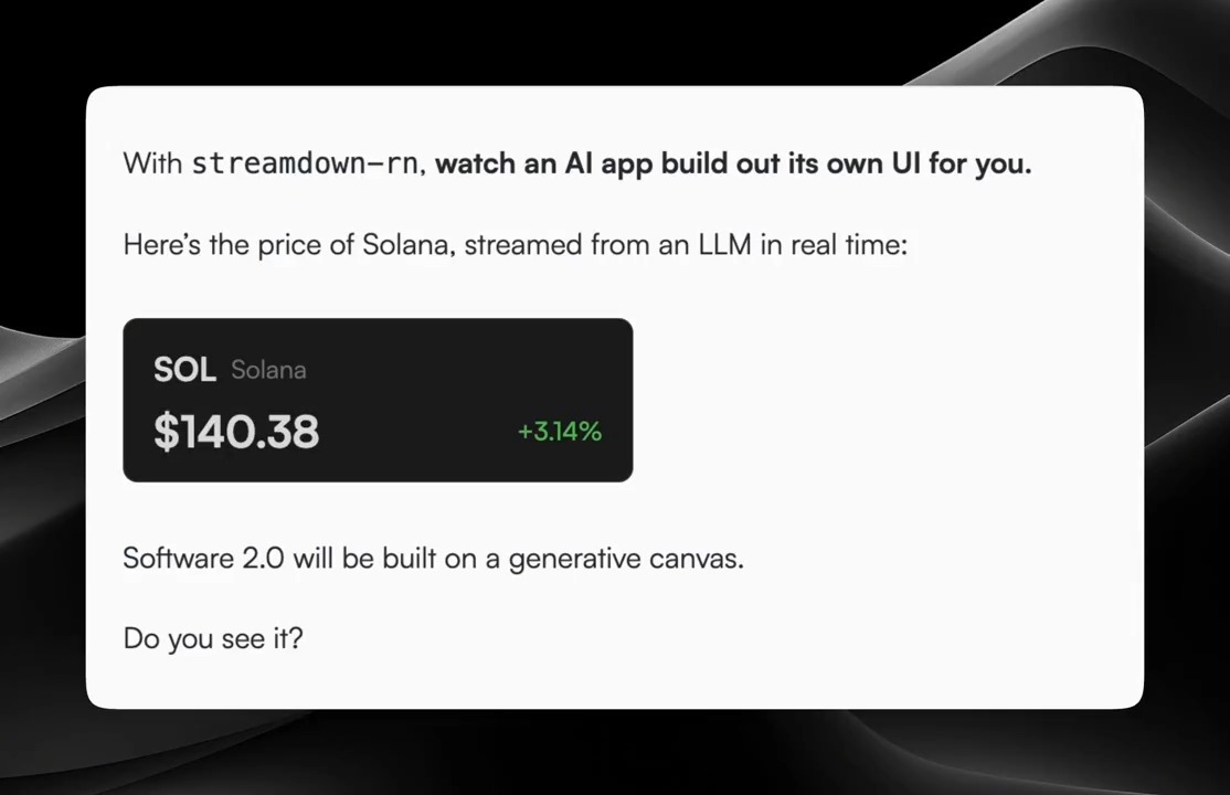 Every app you use should evolve itself for you, perfectly personalized to be exactly what you need at every single moment. We're building that: