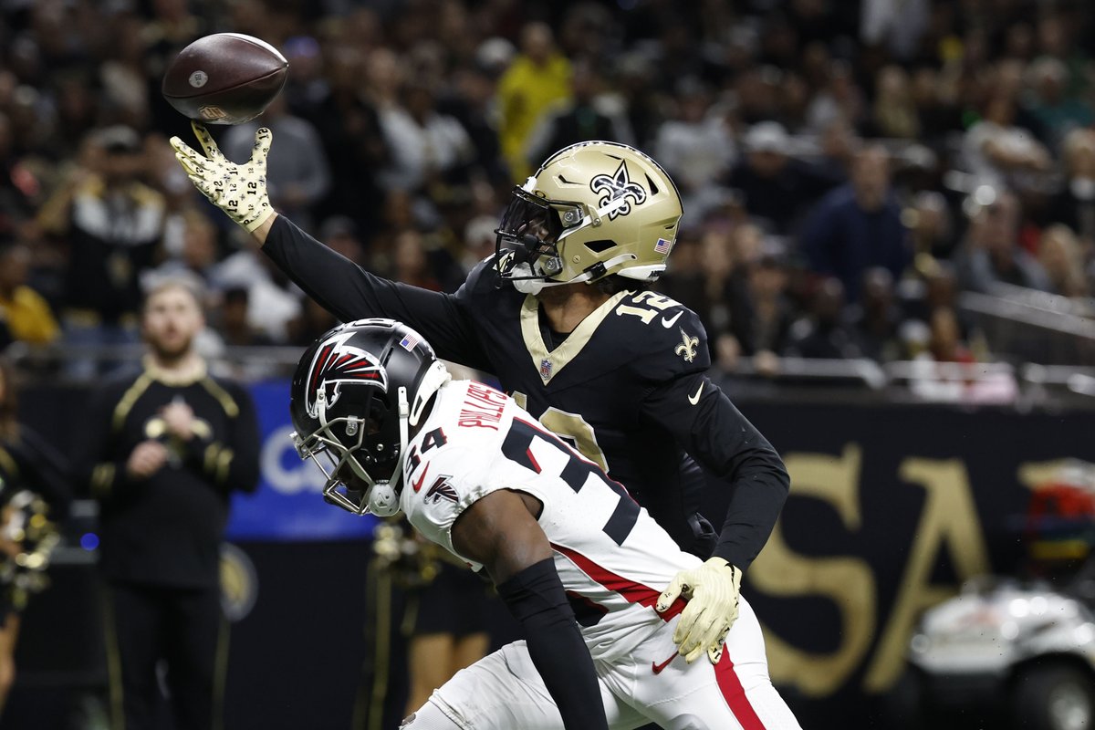 The magic that is Chris Olave 🪄 📺 #ATLvsNO Sunday at 3:25 PM on FOX
