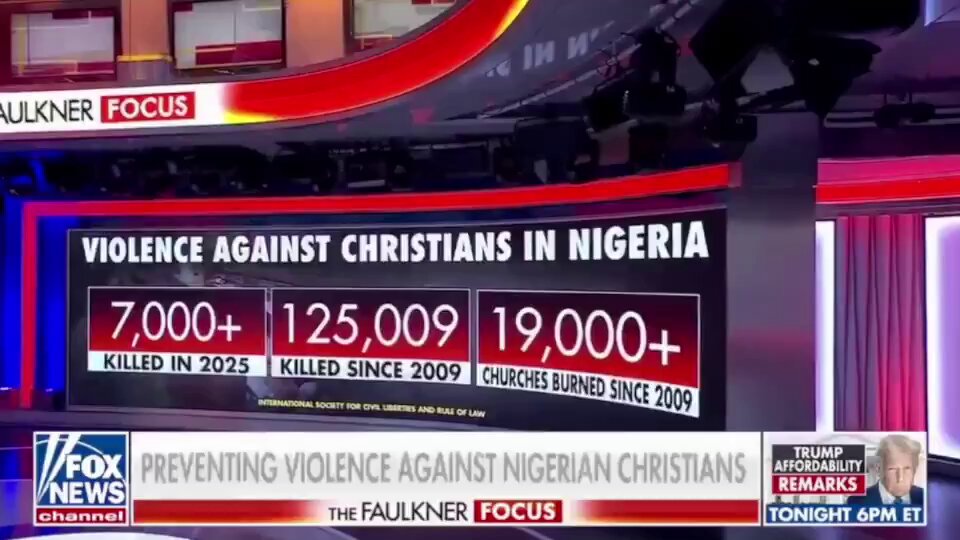🇺🇸🇳🇬 SEN. CRUZ: NIGERIA IS THE DEADLIEST PLACE ON EARTH FOR CHRISTIANS "There is literally no country on planet Earth where Christians are being murdered at anywhere near the rate they are being murdered in Nigeria. There has been systematic mass murder of Christians since 2009. We've seen upwards of 20,000 Christian churches and Christian schools burned to the ground. You have Boko Haram. And you have other radical Islamic terrorists that are carrying out these mass murders. And infuriatingly, you have far too many government officials that are acquiescing or turning a blind eye to what is going on. Trump is showing strong leadership responding to this mass murder of Christians in Nigeria." Source: Breaking911, Senator Ted Cruz