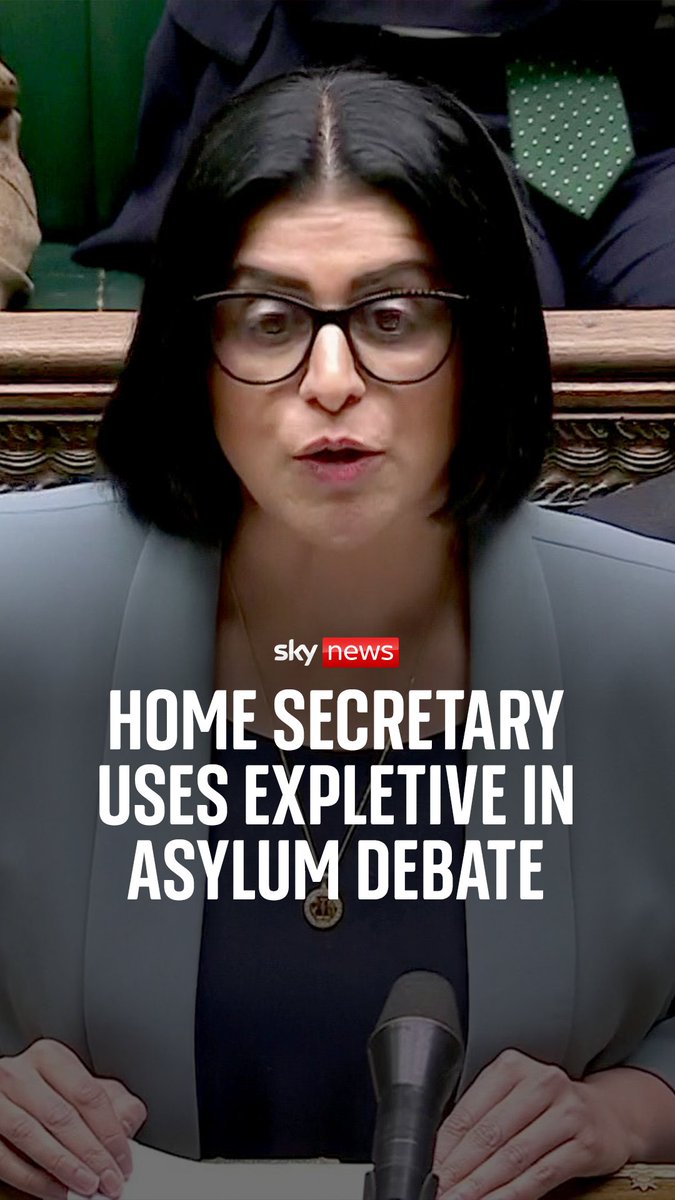 Home Secretary Shabana Mahmood uses expletive during debate on asylum reforms. Politics latest: