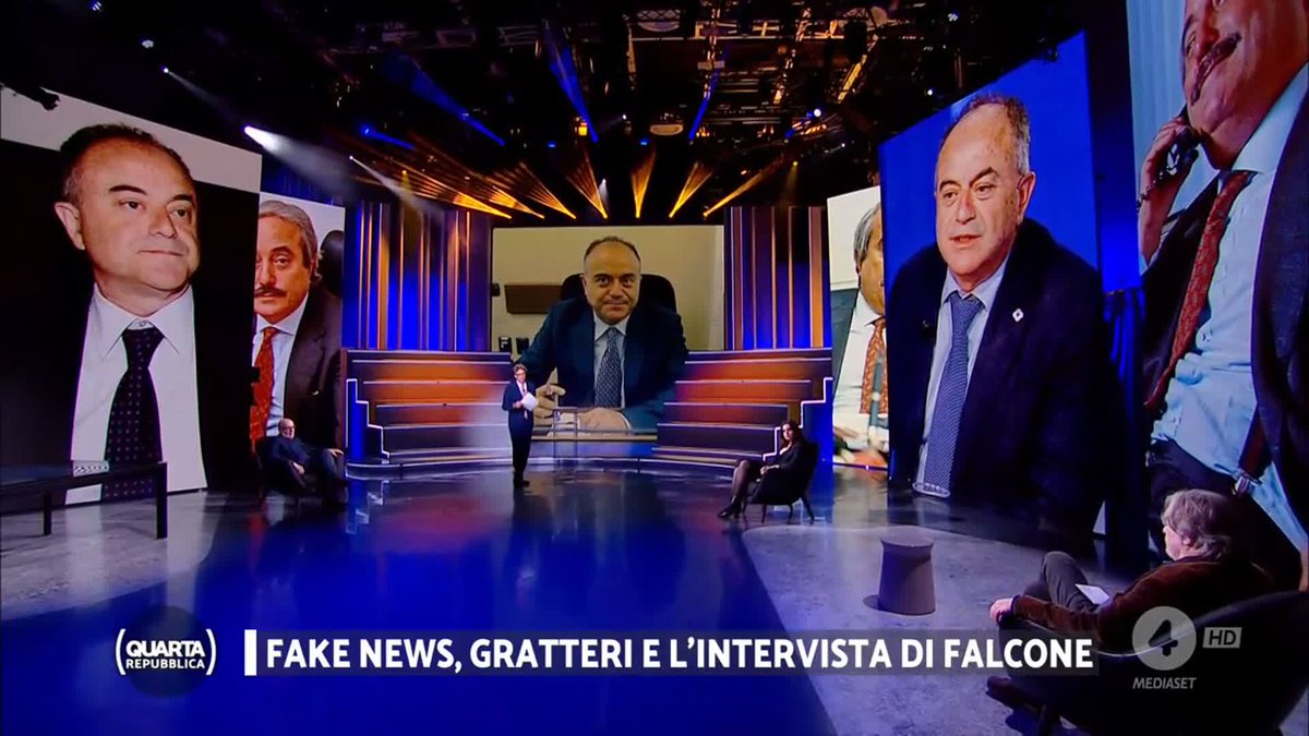 "Lui #Falcone proprio non lo conosce, io #Gratteri l'ho conosciuto e questa gaffe mi sembra la cosa meno grave." #Sansonetti #quartarepubblica