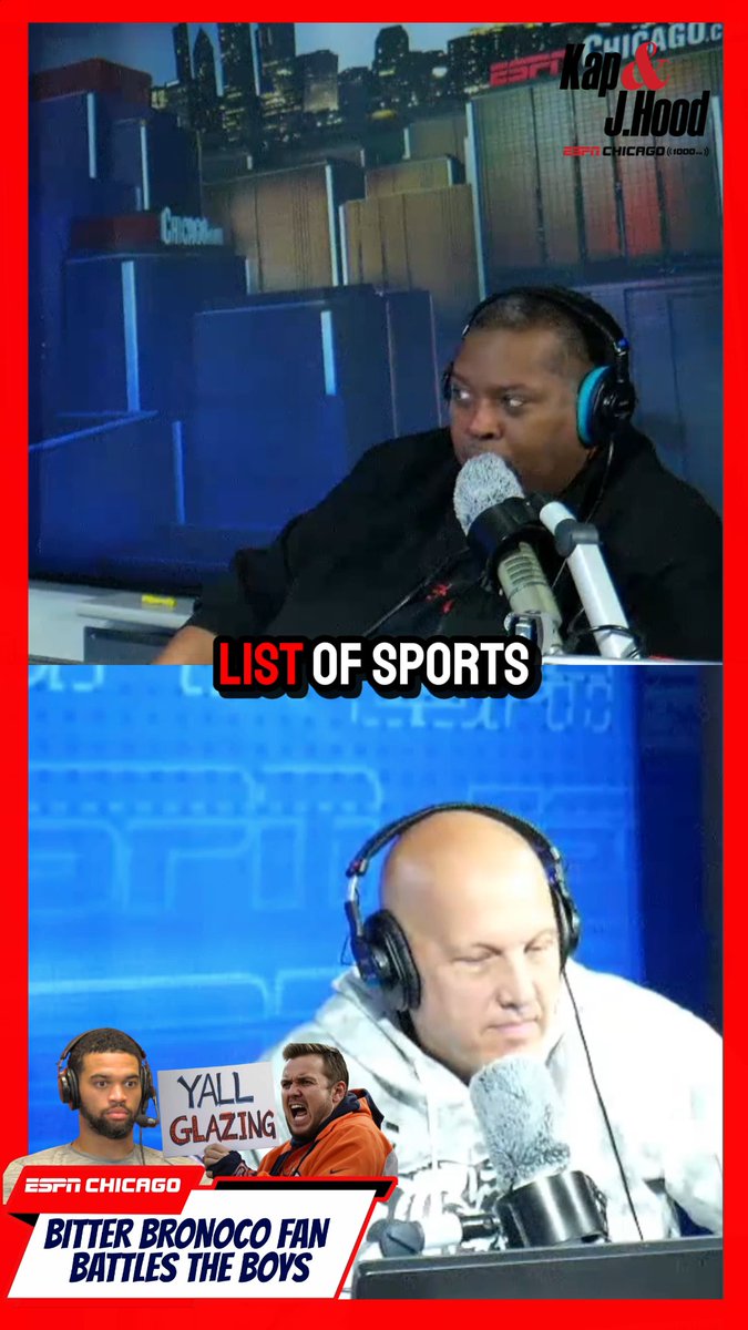 Broncos Fan LOSES IT: Accuses Kap &amp; Hood of “Glazing” Caleb Williams! David Kaplan x J-Hood #KapJHood #CalebWilliams #ChicagoBears #Broncos #NFL #BearDown #ESPNChicago #SportsRadio #Glazing #ViralCaller