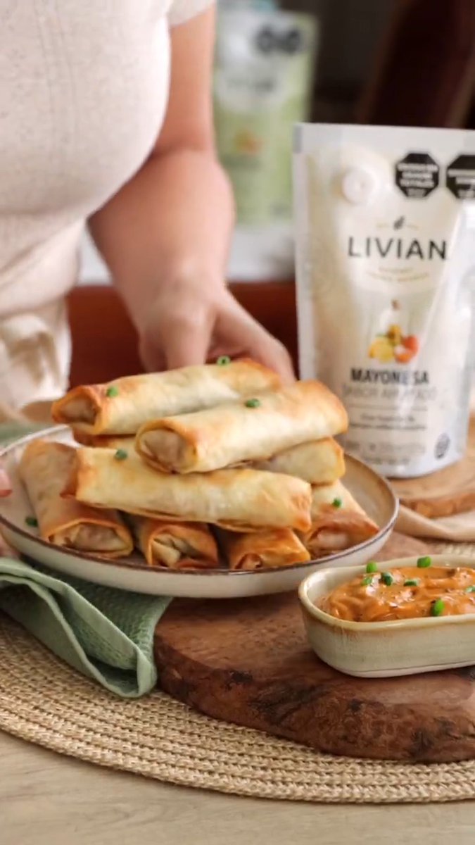 Arrolladitos Primavera al Horno con Masa Casera muy fácil 👌🏼 Receta: