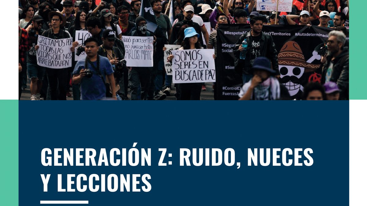 A manera de reflexión, con motivo de la manifestación del sábado 15 de noviembre, escribí un artículo: “Generación Z: ruido, nueces y lecciones”. Espero tus comentarios: ➡️