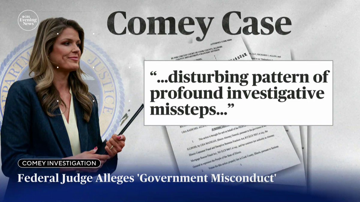 In a blistering opinion, a federal judge in Virginia accused Justice Department prosecutor Lindsay Halligan of misconduct, saying there was a "disturbing pattern of profound investigative missteps."