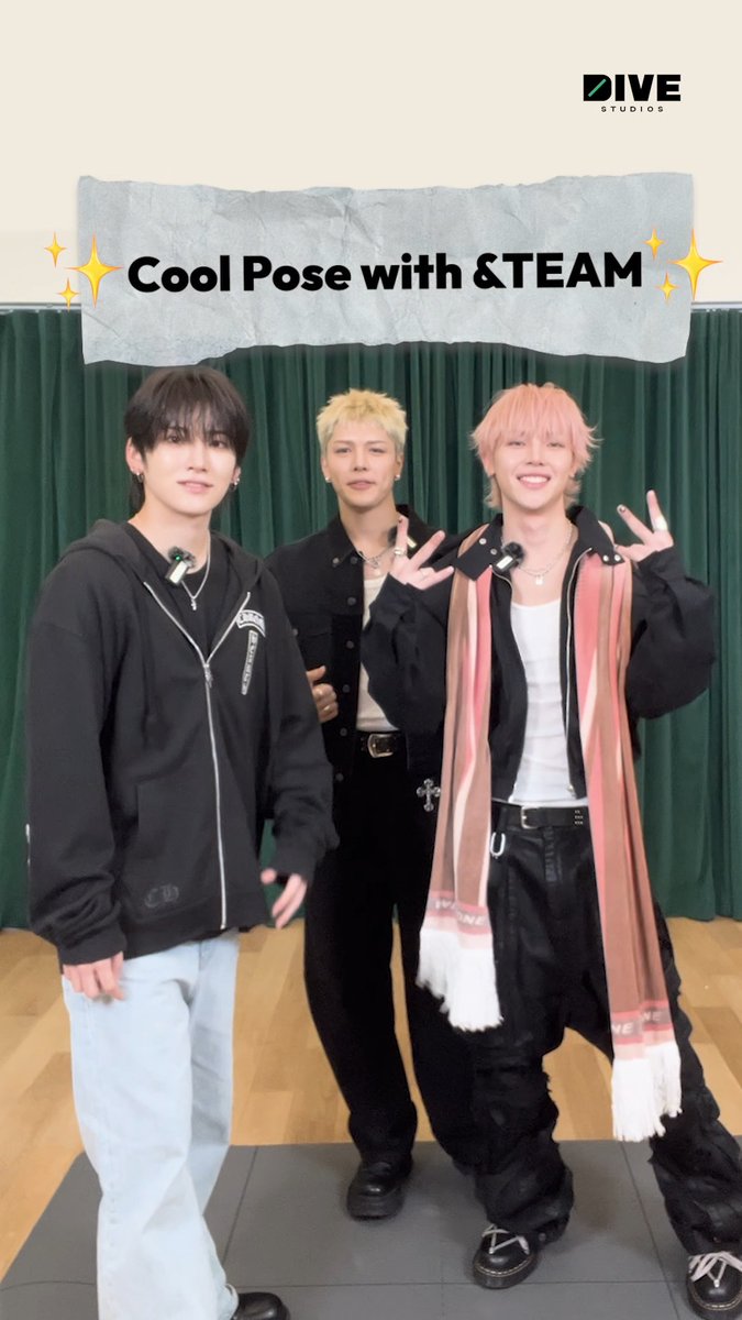 Pose challenge with &amp;TEAM! 🧘 &TEAM OFFICIAL #andTEAM #앤팀 #EJ #NICHOLAS #YUMA #TAKI #MAKI #DIVEStudios
