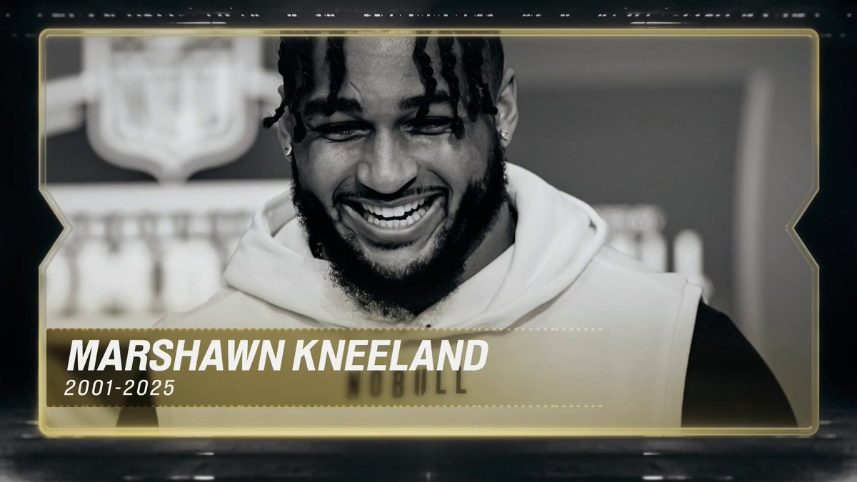 The Raiders honored Marshawn Kneeland ahead of their game vs. the Cowboys ❤️