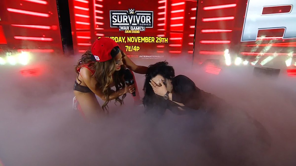"Thank you for reminding me who the hell I am." Nikki Bella will stop at nothing until she gets a Women's World Championship Match... 😳 Stephanie Vaquer