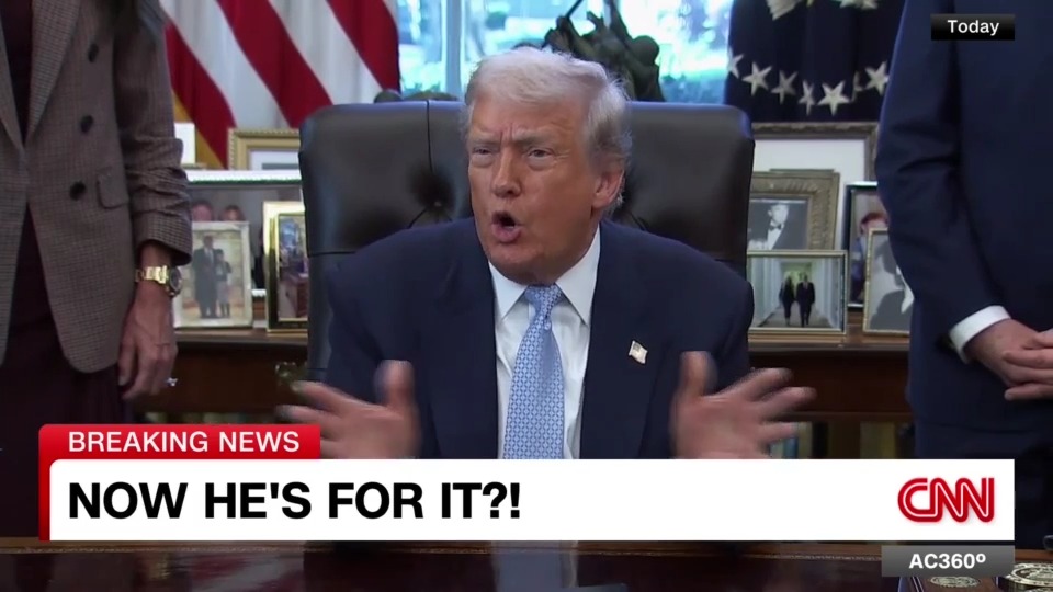 What's behind the president getting behind a bill to force his hand on the Epstein files. Something he could have done himself, with no bill and no forcing.