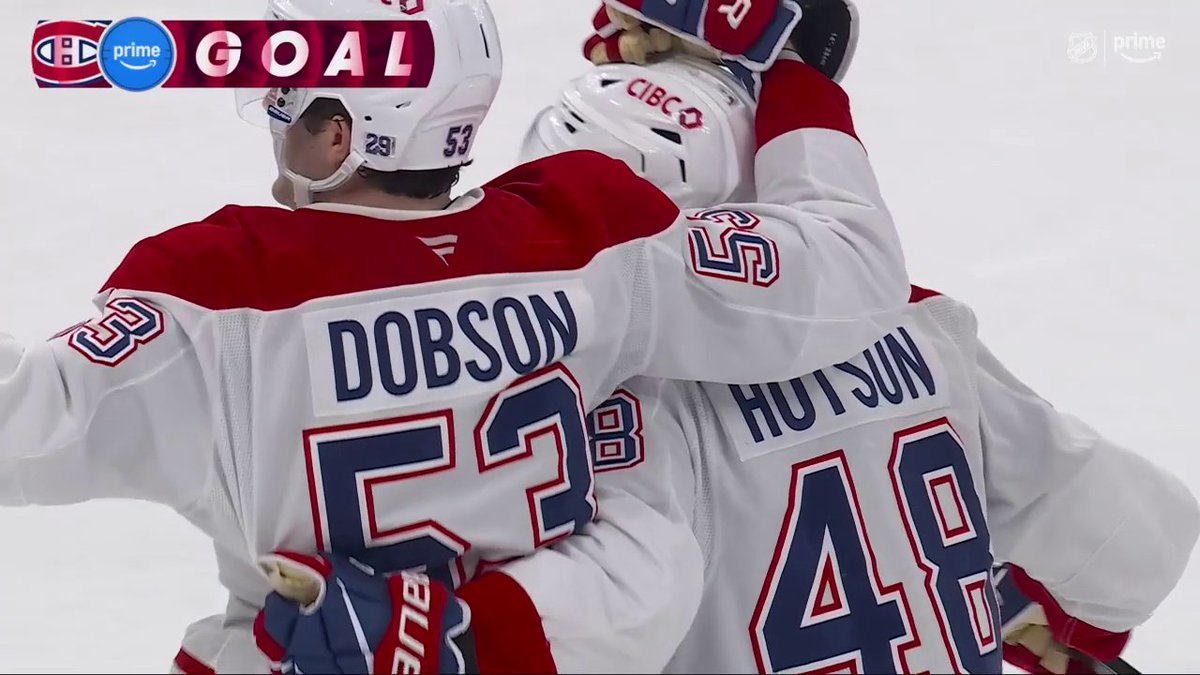 HUTSON SENDS THE GAME TO OT IN COLUMBUS! 💥 📺: Sports on Prime Canada ➡️