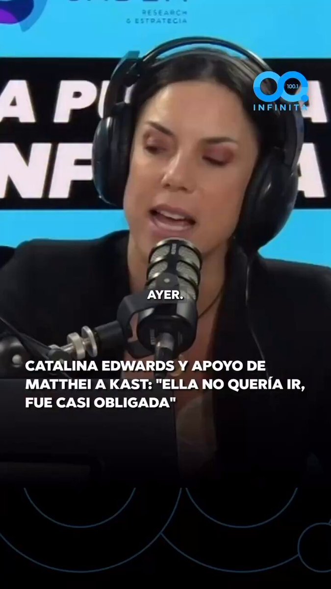Cata Edwards contó que Matthei no iba ir al comando de Kast y que finalmente fue obligada a ir, incluso lloró en su comando. Evelyn Matthei José Antonio Kast Rist 🖐️🇨🇱