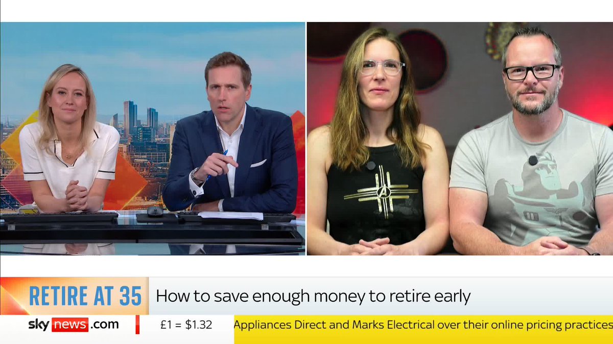 🟠 "It would be good if the Chancellor was watching this" - Wilfred Frost Finance experts Kate and Alan Donegan chat to Sophy Ridge and Wilf about how they managed to retire at 35 years old ⬇️ Money blog: 📺 Sky 501 and YouTube