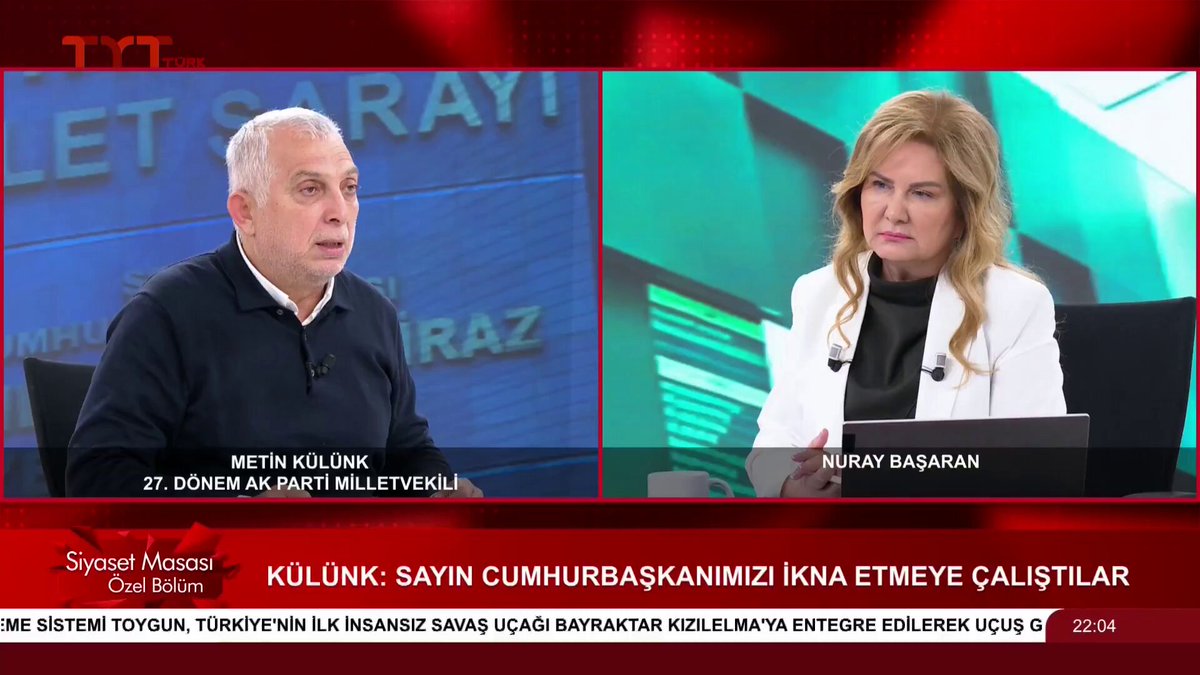 AKP’li Metin Külünk: “AK Parti içinde Ekrem İmamoğlucular var.” Ne yapalım Metin Bey… Adam ülke genelinde sevilme kotasını aşmış. AKP’lisi seviyor, MHP’lisi seviyor, CHP’lisi zaten seviyor… Böyle giderse yakında “Ekrem İmamoğlu Fan Kulübü” tüm partilerde şube açacak. 😄