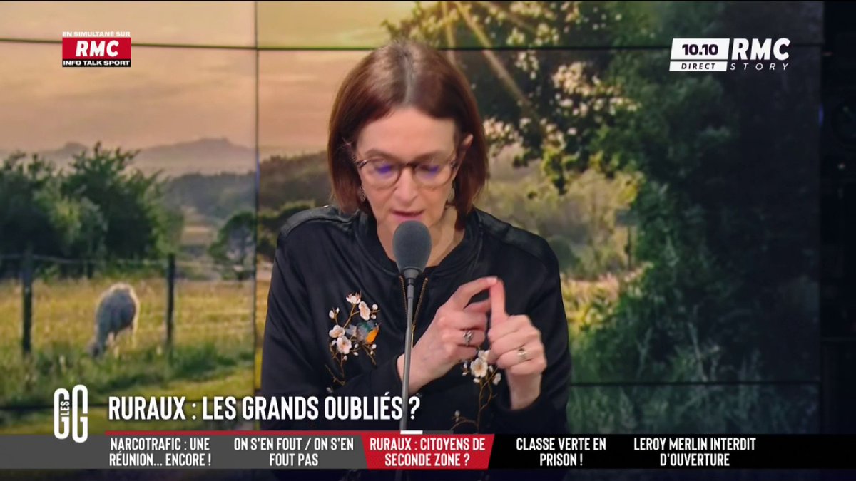🏡 "Stop à la métropolisation." 🗣️ Barbara Lefebvre : "Les jeunes ruraux ils n'ont pas d'infrastructures, de médiathèques, pas de transports pour aller à Châtelet. Les jeunes de banlieue, eux, ils ont des salles de sport, des lycées, des facs, des pass Navigo gratos." #GGRMC