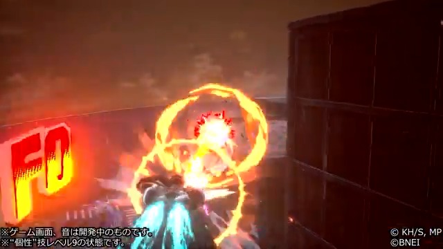 近日登場予定の #アーマードオールマイト の“個性”技を紹介! “個性”技α「アイスバレット・ショート」「フレイムバレット・ショート」 相手を凍らせる凍結弾を放つ遠距離攻撃。 エイムモードで使用すると相手を燃やす燃焼弾に変化するぞ。 空中から撃ちおろす使い方もオススメだ! #ヒロアカUR