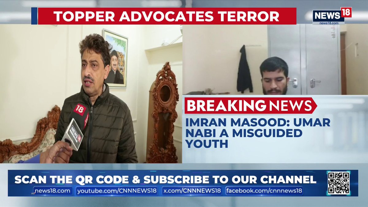 Terrorist Dr Umar is a misguided youths, and Al Falah University is being targeted for being a minority institution - Congress MP Imran Masood Bl**dy terr*r apologists... You can't hate them enough... They all are the same..