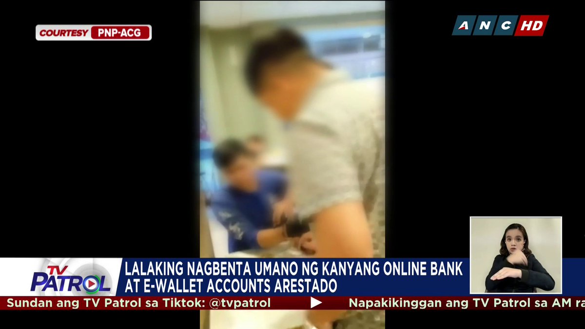 Arestado ang isang lalaki sa Pasay City matapos umanong ibenta ang kaniyang online bank at e-wallet accounts sa halagang P9,000. Babala ng PNP Anti-Cybercrime Group, delikado at ilegal ang pagbebenta ng digital banking accounts.