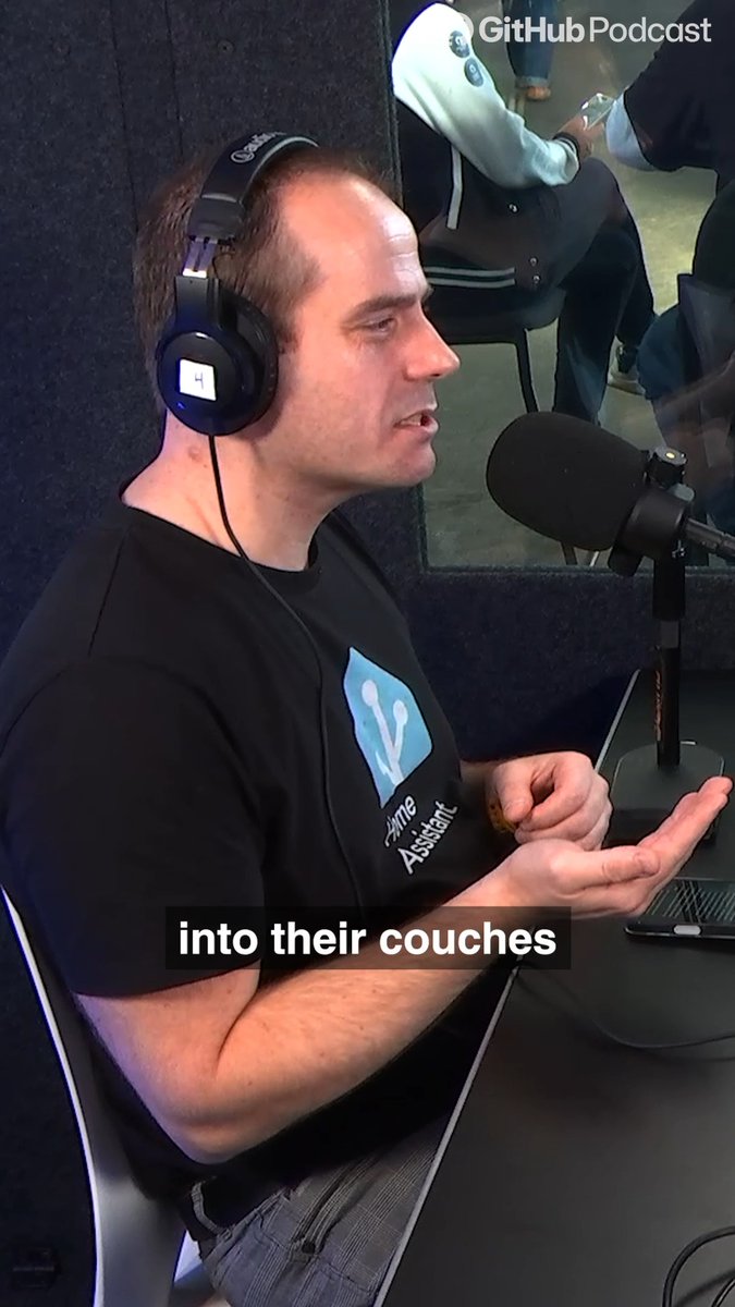BRB, just adding weight sensors to the couch 💡 In our latest episode of the GitHub Podcast Andrea talked to Franck Nijhof | Home Assistant & Smart Home about all things Home Assistant from intriguing use cases to its mission to build privacy-first, open-source smart home technology, powered by a passionate community and designed to give users choice, control, and sustainability.