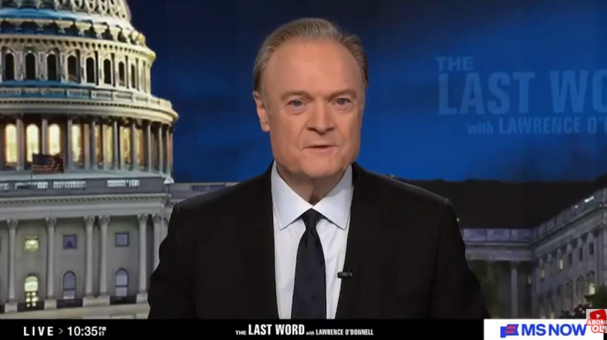 #BREAKING: Lawrence: "The most incompetent FBI Director in history, Kash Patel, doesn't just use an FBI private jet for date night, he's also ordered a massive FBI security detail to accompany his Nashville girlfriend wherever she goes..."😳