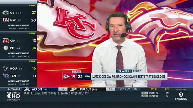 "That's crazy to think about" -Tony Romo on the idea of the Chiefs missing the playoffs