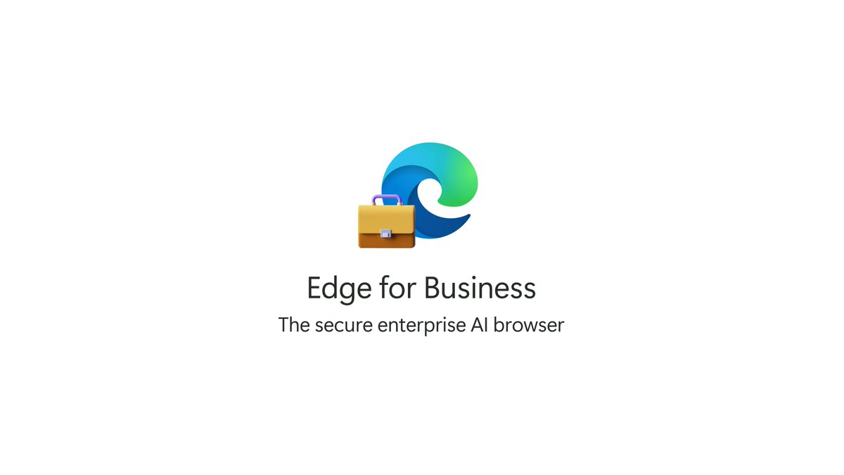 AI browsing that’s safe for work? Yes, please. Copilot Mode in Edge for Business: 🤖 Agent Mode: Automate multi-step workflows and crush repetitive tasks 🧠 Multi-tab reasoning: No more tab-hopping — Copilot pulls insights from up to 30 tabs ✨ Summarize, analyze, create: Turn pages, files, and ideas into action — all in one place Preview coming soon. Learn more: [