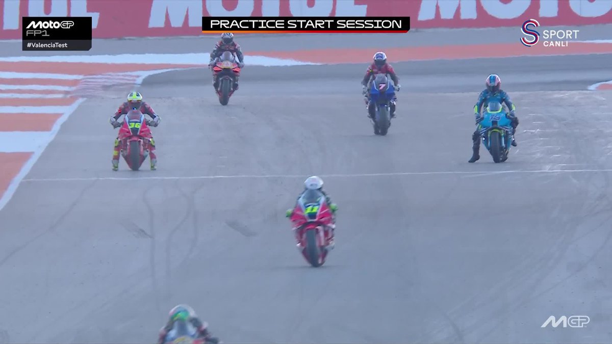 Start antrenmanına stoppie ile gelme işi... Toprak, MotoGP'ye hemen alıştı.