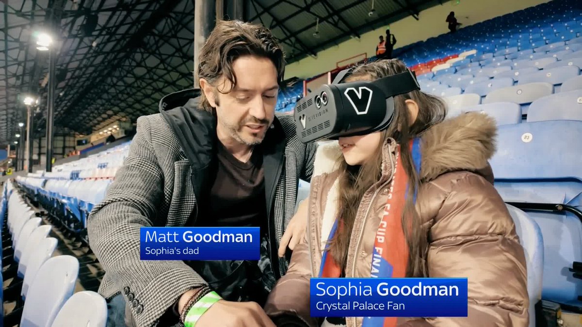 Crystal Palace football club has become the first in the world to offer permanent technology for fans who are visually impaired, to improve their match experience 🥰