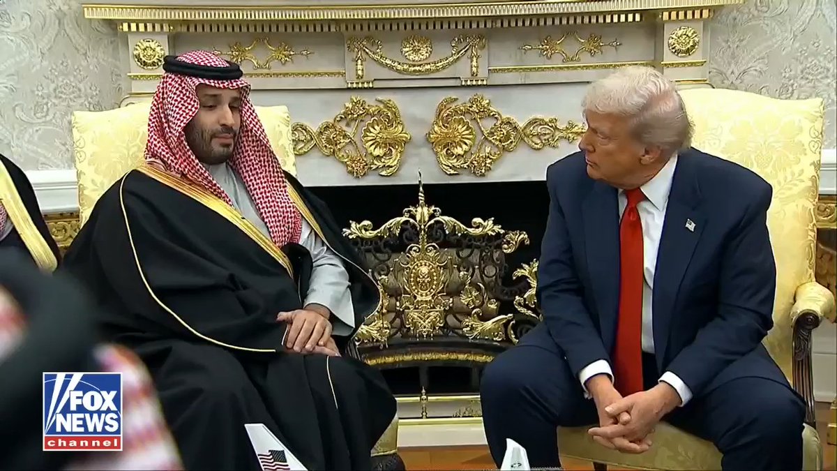 NEW: Saudi Crown Prince announces country's investments in the United States could reach $1 trillion. TRUMP: "You're saying to me now that the 600 billion will be 1 trillion?" SAUDI CROWN PRINCE BIN SALMAN: "Definitely."