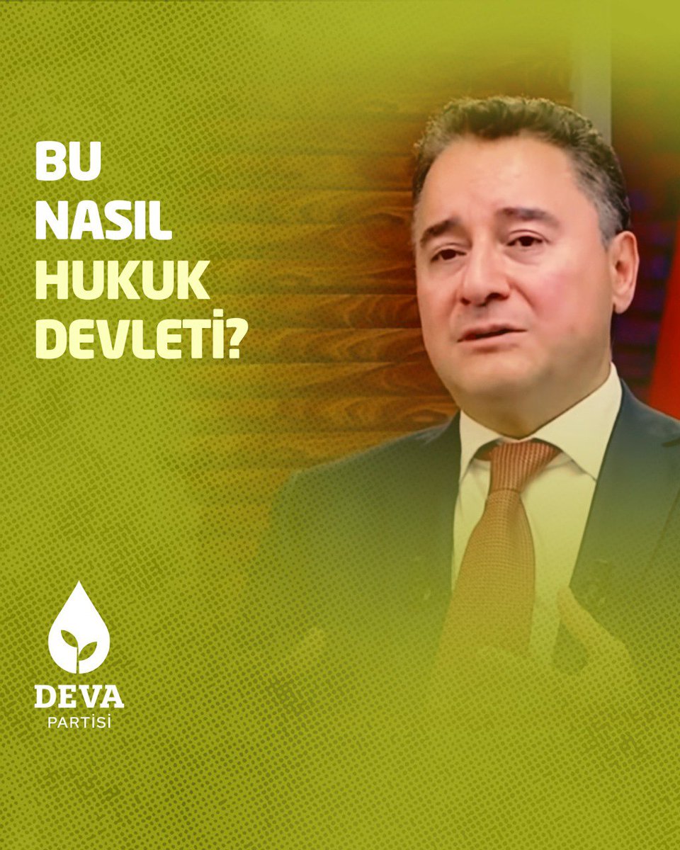 Ali Babacan: “Demirtaş, Kavala, Can Atalay, Tayfun Kahraman meselesi... Biz bunların hepsinin dosyalarını inceledik. Anayasa Mahkemesi baktı, AİHM baktı. ‘Bu insanların hapiste olmaması gerekiyor’ dedi. Hâlâ hapisteler. Bu nasıl iş, bu nasıl hukuk devleti?”