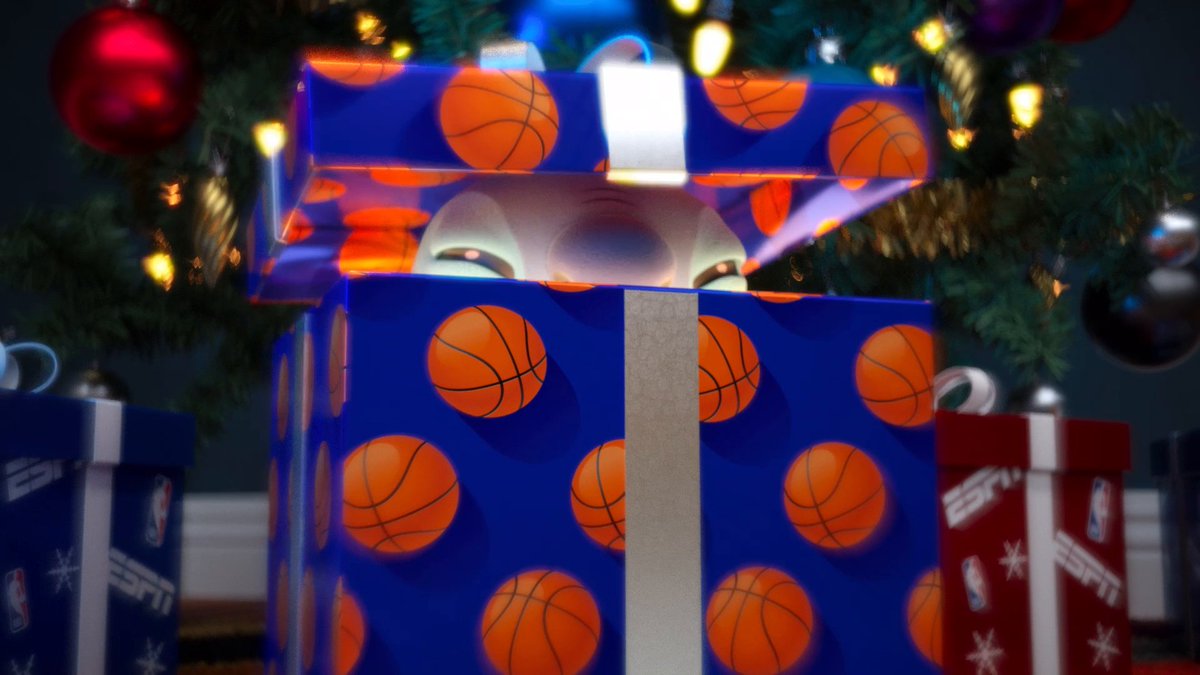 Dunk the Halls returns with Stitch joining the alt cast for Cavaliers-Knicks on Christmas Day! Watch exclusively on ESPN2, Disney+, Disney XD, Disney Channel, and the ESPN App 🎁