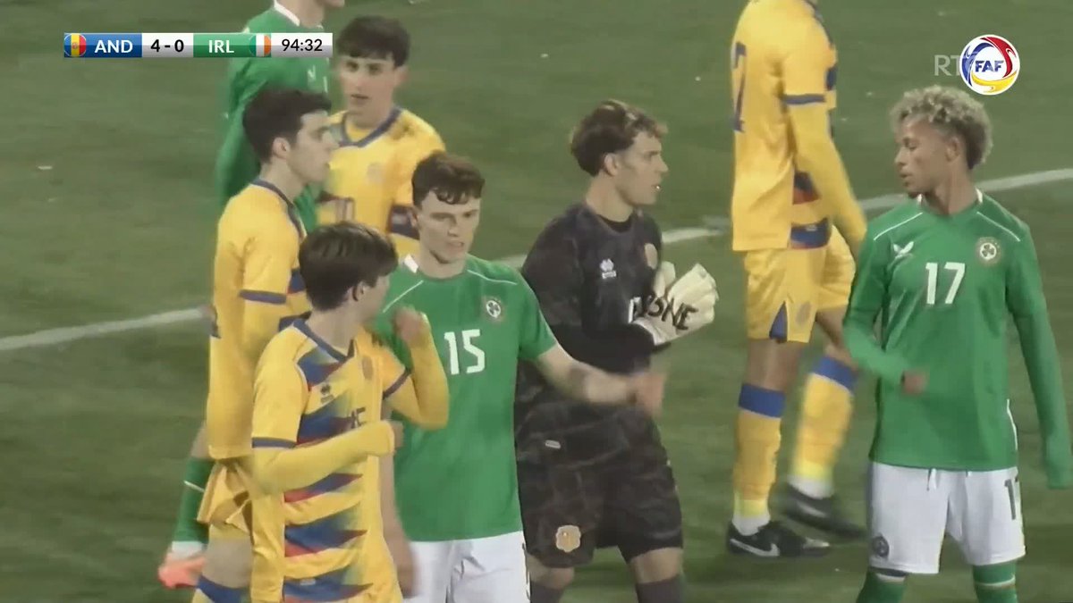 Full-time: 🇦🇩 4-0 🇮🇪 Ireland’s hopes of challenging for second place in the group and a Euro 2025 play-off spot take a hammer blow as Andorra win just their fourth game at U-21 level in 86 matches 📺Watch live - 📲 Updates -