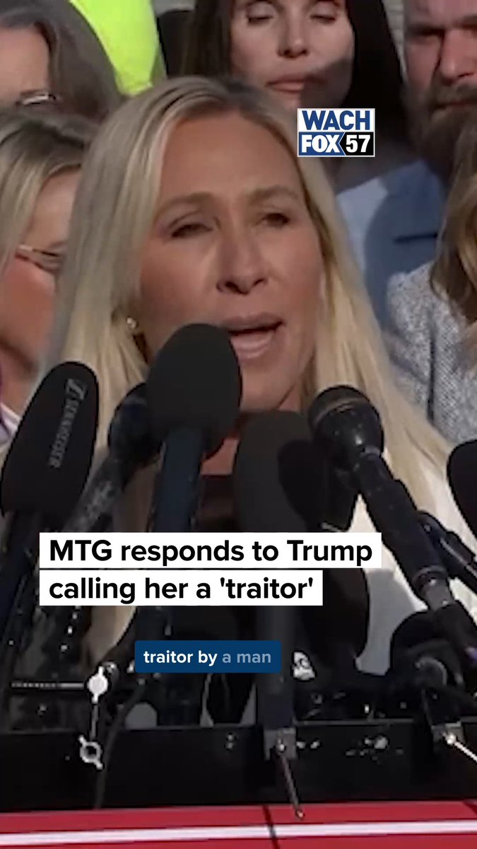 Rep. Marjorie Taylor Greene, R-GA, has criticized President Donald Trump after he called her a “traitor” for supporting a bipartisan bill to release the Epstein files. Full story: