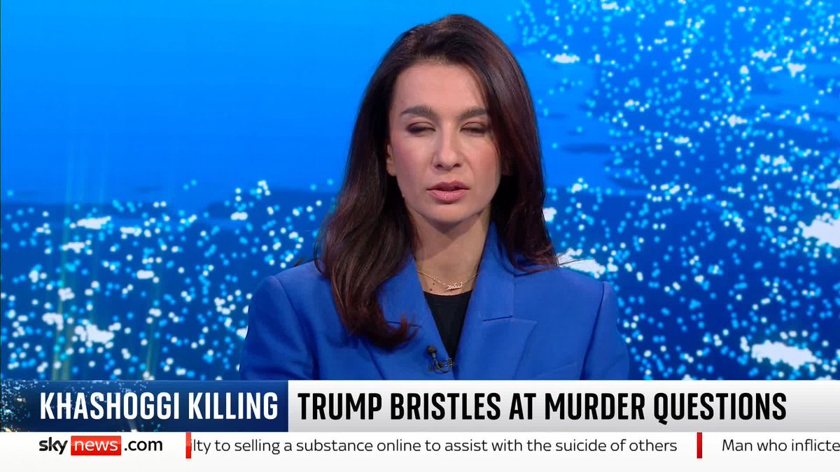Journalist Jamal Khashoggi's widow wants to meet Donald Trump after he said 'a lot of people didn't like' Khashoggi. The US president defended Saudi crown prince Mohammed bin Salman over his alleged involvement in the journalist's murder. Yalda Hakim