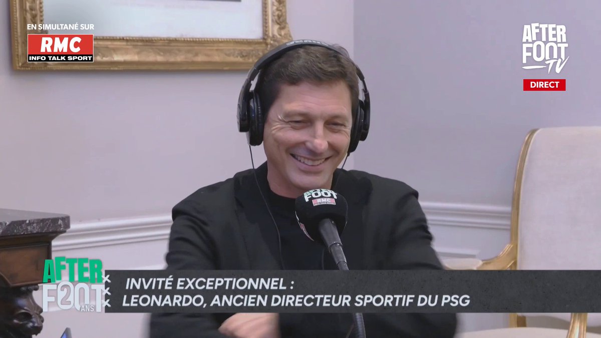 🎙️ Leonardo, invité exceptionnel des 20 ans de l'After, s'exprime sur la C1 remportée par le PSG de Luis Enrique : "Tout était tellement beau. C'était le destin du PSG de finir avec ce type d'effectif et cette nouvelle énergie." #RMCLive