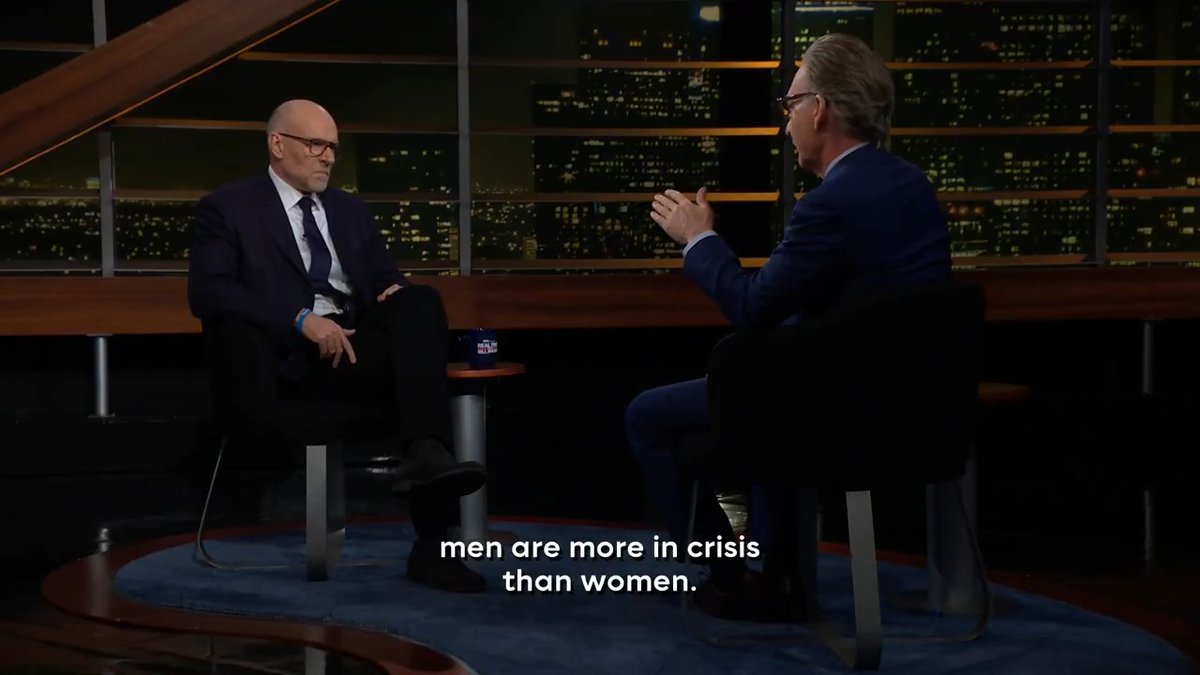 "Women aren't going to continue to flourish as long as young men are flailing." Watch Scott Galloway tell Bill Maher why it's important to address the crisis facing young men on the latest episode of Real Time, now streaming HBO Max.