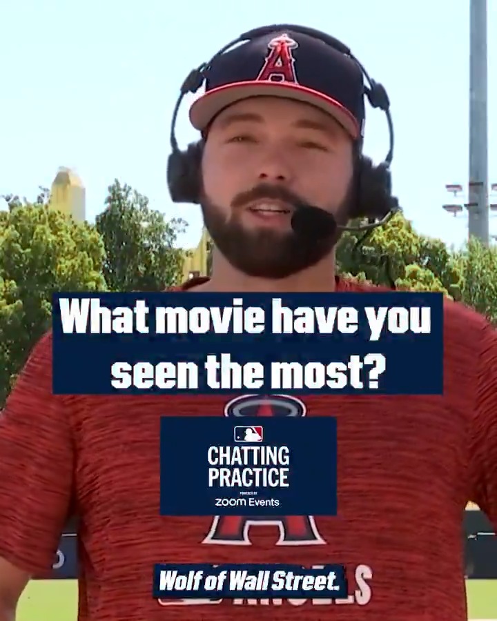 Nolan Schanuel has seen his favorite movie about 25 times - and counting. (MLB x Zoom)