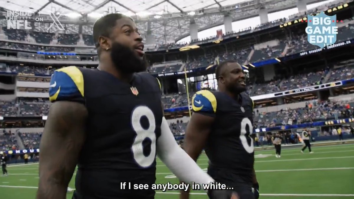 The Los Angeles Rams came out hungry for NFC West dominance 🔊 @InsideTheNFL Week 11 Mic'd Up on X