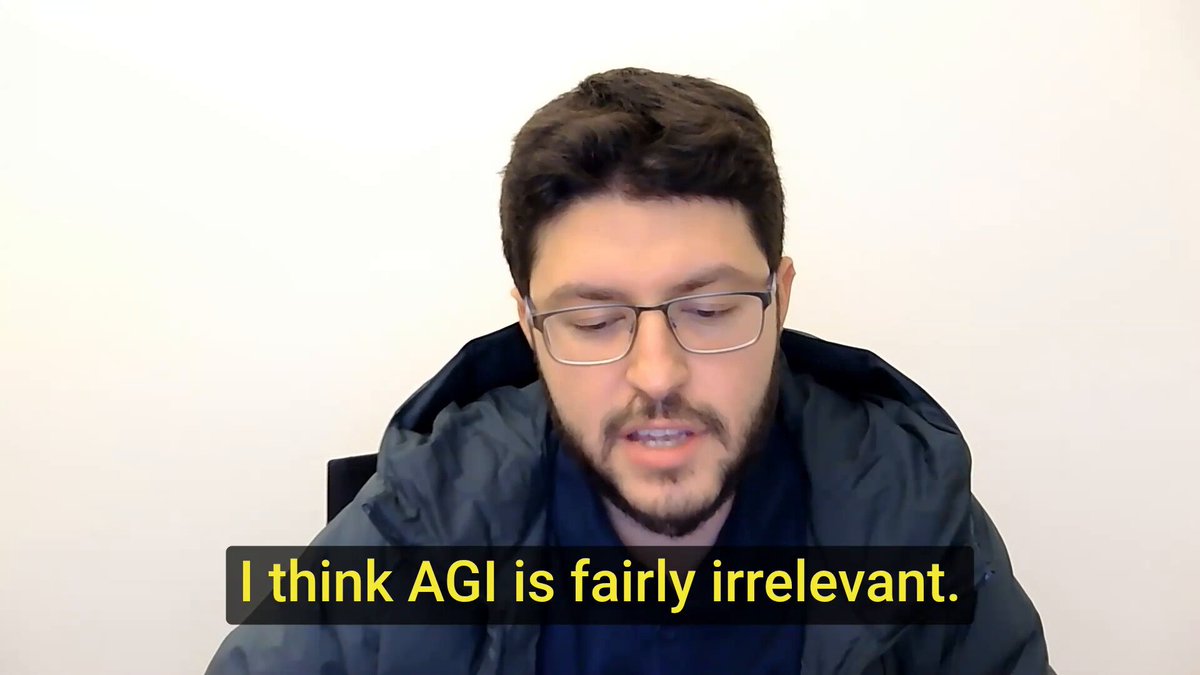 Martin martin_casado and I had a fun hour-long chat about why we need an AI software layer, and why that's true even if AGI arrives. This is basically my take on why "the model" is definitely NOT "the product", though models are one way you may decide to implement some products