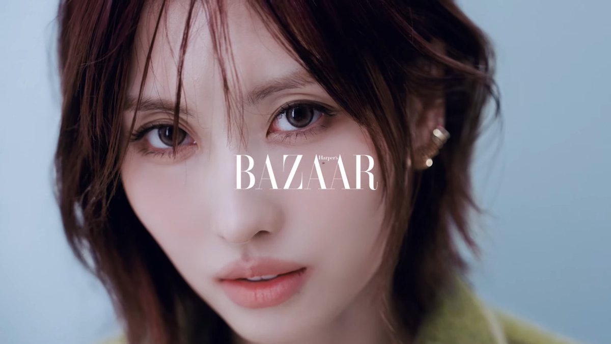 TWICE MOMO for 'A HOLIDAY REVERIE' with Miu Miu & Harper's Bazaar Japan.