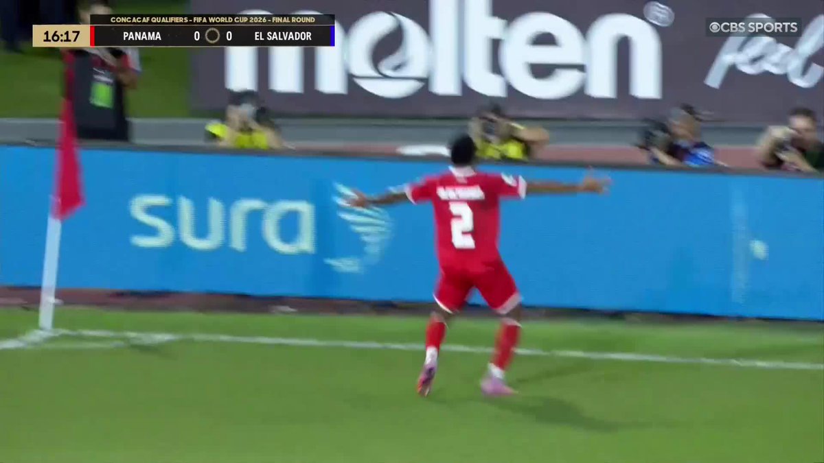 CESAR BLACKMAN WITH A GOAL FROM AN INSANE ANGLE FOR PANAMA 😱 Catch EVERY GOAL from the final matchday of Concacaf World Cup qualifiers on the Golazo Show on Paramount+ 📺