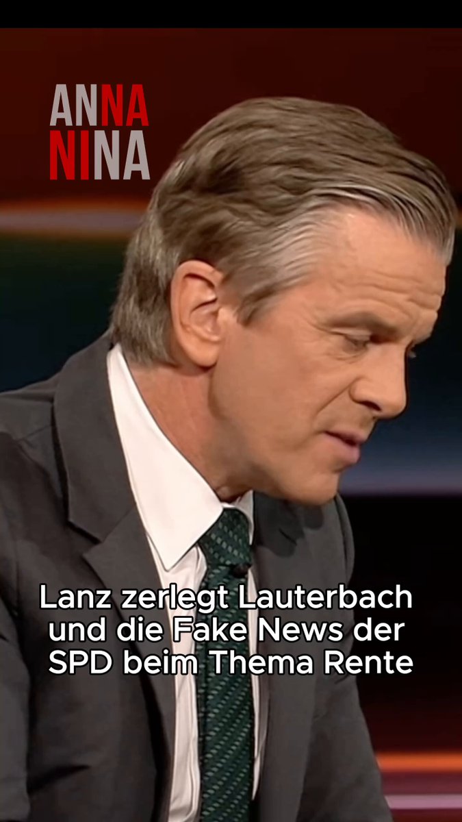 Markus #Lanz zerlegt Karl Lauterbach: Er und die SPD verbreiten dreiste Lügen über angebliche Rentenkürzungen - um bei ihrer letzten verbliebenen Wählergruppe zu punkten, den Rentnern! Angstmache statt Argumente. Der einstigen Arbeiterpartei sind die Arbeiter mittlerweile komplett egal! Die SPD hat die Malocher verraten, die Mittelschicht ausgeplündert, und klammert sich nun an Rentner mit Märchen. Lauterbach, der Corona-Angstprediger, jetzt als Renten-Panikmacher.