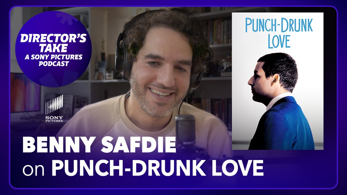 ‼️RAGE ON‼️ Writer/director Benny safdie (The Smashing Machine, Uncut Gems, Good Time) pays his respects to Paul Thomas Anderson’s #PunchDrunkLove on the new episode of #DirectorsTakePodcast. 💙 Listen to the full audio episode now – available wherever you get your podcasts. 🎧