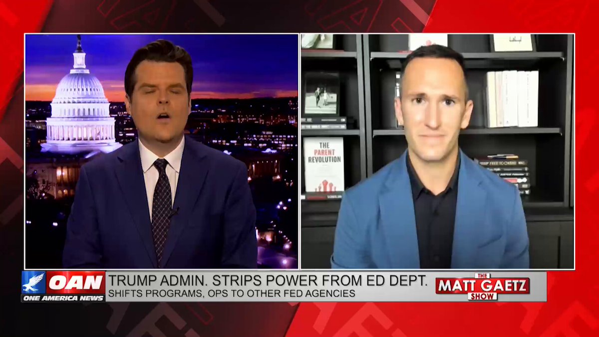 “The Department of Education shouldn’t exist, the word ‘education’ isn’t in the Constitution. It should’ve never been created.” American Culture Project Senior Fellow Corey A. DeAngelis, school choice evangelist reacts to the Trump administration's announcement that it will be dismantling the Department of Education and distributing some of its core functions to other executive agencies. Watch OAN Live here: